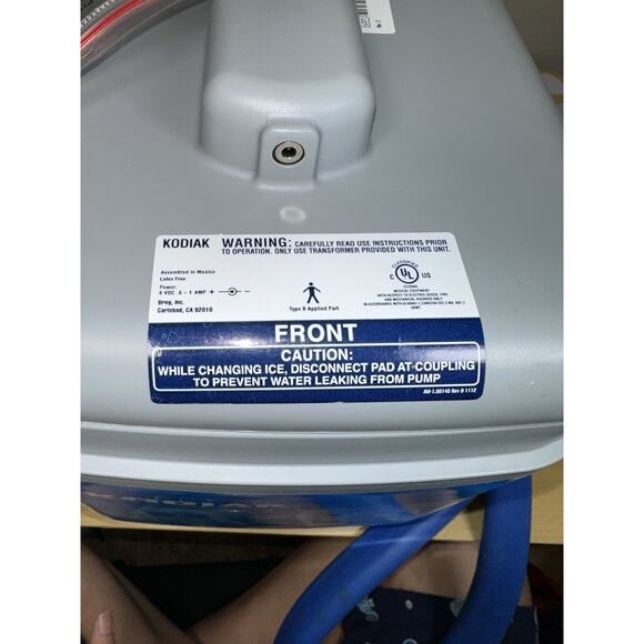 Kodiak Polar Cold Therapy System Machine Recovery Cryotherapy NO PADS - Picture 8 of 12
